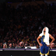 I like this crop because it makes it look like Steph has waded out into a pond